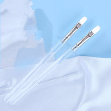 New Single Acrylic Makeup Tool Brush Lip Liner Brush Plastic Long Transparent Handle Lip Brush