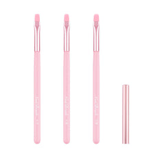 New Pink/Green Manicure Square Round Head Painting Pen Nylon Acrylic Handle Nail Phototherapy Pen Light Therapy Nail Art Brush