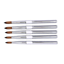 Professional High Quality Aluminum Handle Nail Painting Brush 100% Pure Kolinsky Hair Nail Art Brush