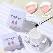 Professional Fiber Repair Nail Gel for Long-lasting Reinforcement Rubber Base Gel Manicure Fiber Base Coat Phototherapy Gel