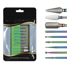 New Manicure Nail Drill Bit Tool Collection Alloy Tungsten Steel Ceramic Manicure Nail Drill Bit Set