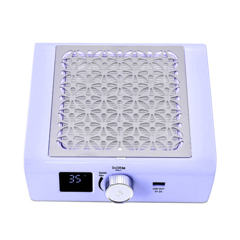 Professional Portable Brushless Turbo Cordless Nail Dust Collector SN322 Strong Suction 85W Desktop Cleaning Nail Vacuum Cleaner