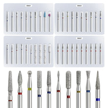 New 10pcs/set Cuticle Clean Diamond Nail Drill Bit Set Safety Multi-function Use Remove Dead Skin Manicure Tools Kit