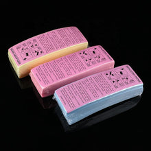 100 Pieces/bag Colorful Disposable Wax Depilation Paper New Blue Pink Yellow Non-woven Cloth Color Wax Depilation Paper