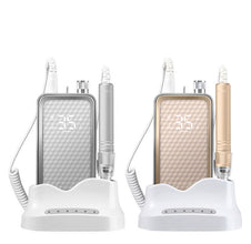 Gold Silver JMD-219 Rechargeable Manicure Nail Drill Machine 35000 RPM 48W Cordless Portable Brushless Nail Polisher Machine