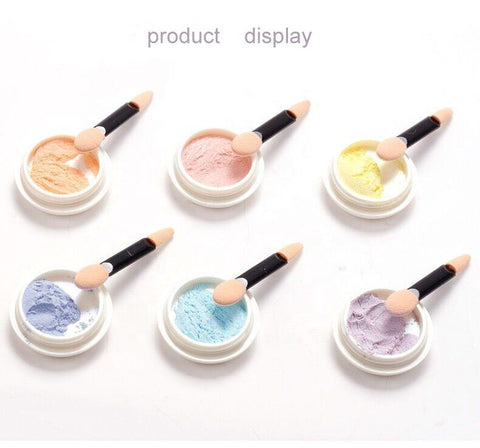 Hot Sale Fast Dry Dipping Powder 6Pcs/Set Aurora Neon Acrylic Powder Pigment