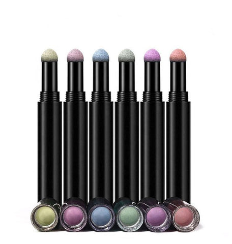 Fairy Solid Nail Glitter Powder Air Cushion Pen 8 Colors Aurora Mirror Nail Art Pigment Magic Pen Manicure Accessories Tool