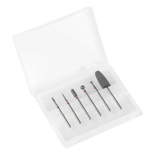 6pcs/Set Diamond Silicone Nail Polisher Head Remove Dead Skin Manicure Pedicure Art Tool Russian Nail Drill Bit Set