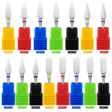 Excellent Quality Manicure Ceramic Nail Drill Bit Dead Skin Clean Cuticle Callus Grinding Head White Ceramic Nail Drill Bits