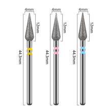 High Quality Diamond Nail Drill Bits Cuticle Clean Head New Manicure Tools Polishing Callus Removal Emery Nail Drill Bit
