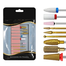 New Manicure Nail Drill Bit Tool Collection Alloy Tungsten Steel Ceramic Manicure Nail Drill Bit Set