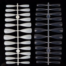 Newest 240pcs/bag Natural Transparent Artificial Nail Tips Artificial Finger Nails Practice Nail Tips