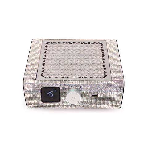 85W Portable Brushless Motor Strong Diamond Dust Vacuum Cleaner SN322 Rechargeable Nail Dust Collector with Rhinestones
