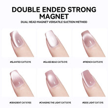Cat Eye Magnetic Ball Aluminum Handle Cylindrical UV Gel Magnet Tools Double End Nail Design Tools