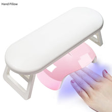 New Plastic Manicure Foldable Nail Arm Rest Hand Pillow Portable Nails Hand Pillow With Bracket Comfortable Nail Art Hand Pillow