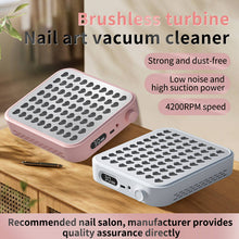 Professional 56W Rechargeable MS-503 Low Noise Nail Art Vacuum Cleaner 4200RPM Brushless Turbine Nail Dust Collector