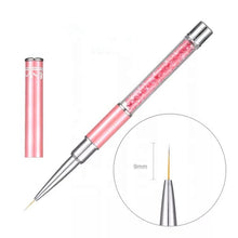 High Quality 12 Styles Pink Nylon Hair Liner Brush Nail Art Manicure Pedicure Beauty Nail Art Brush for Nail Art