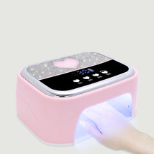 SUN H6 Rechargeable Wireless UV Led Nail Lamp 168W High Power 42pcs UV LED Heart Dryer Cordless Nail Lamp with Diamond