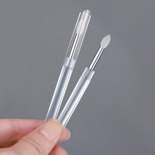 Nail Transparent Silicone Makeup Brush Magic Mirror Powder Stick Portable Multi-function Llip Brush