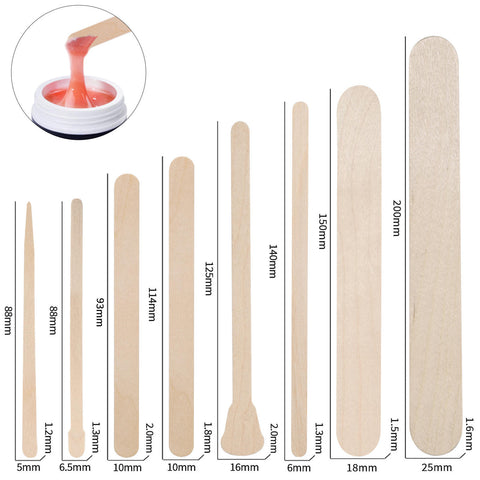 Wholesale 20/50/100pcs/bag Wooden Spatula for Waxing Multi-Purpose Beauty Hair Removal Care Tools Depilatory Sticks Waxing
