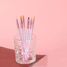 Professional Manicure Phototherapy Pen New Pink Color Painting Pen UV Gel Brush Drawing Nail Liner Brush