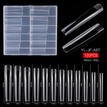 Professional 120 Tips/box ABS Plastic Nail Tip 5XL Full Cover Super Long Half Cover False Finger Nail Tips