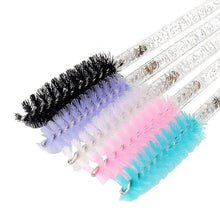 50pcs/bag Disposable Mascara Brushes with Crystal Handle Applicator Tool for Eyelash Extension Makeup Brushes