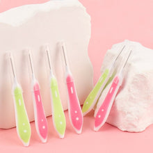 New 10pcs/bag Silicone Handle Disposable Eyebrow Brush Beauty Crevice Brush Multi-Purpose Eyebrow Brush Graft Eyelash Brush