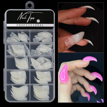 100pcs/box Professional Manicure Irregular Shape False Nail Tips 3D Eagle Claw Nail Extension Tips