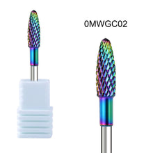 10 Styles Multi-functional Rainbow Tungsten Steel Nail Drill Bit Premium High Hardness Remove Gel Polish Grinding Head
