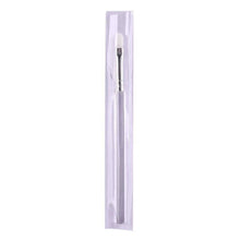 New Single Acrylic Makeup Tool Brush Lip Liner Brush Plastic Long Transparent Handle Lip Brush