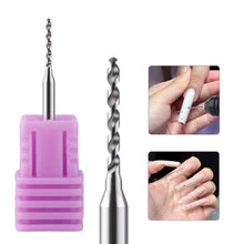 New Tungsten Steel Nail Drill Bit Carbide Spiral Nail Piercing Grinding Head Professional Nail Art Tools