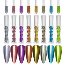 New Hot Selling Nail Liquid Magic Mirror Powder Cream With Nail Lip Brush Nail Art Decoration Mirror Chrome Powder