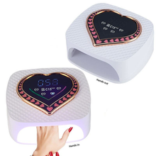 New QB C15 Plus 188W Rechargeable UV LED Nail Lamp Heart Shape 67LEDS Quick Drying Gel Polish Wireless Nail Dryer