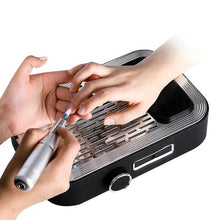 80W Powerful Rechargeable Nail Dust Collector 858-3 Professional Manicure Nail Dryer Cleaner Tool Vacuum Cleaner