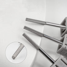 High Quality Tungsten Steel Nail Polishing Cuticle Drill Bit Safe Cuticle Nail Polishing Drill Grinding Head for Natural Tip
