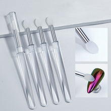 Nail Transparent Silicone Makeup Brush Magic Mirror Powder Stick Portable Multi-function Llip Brush