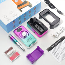 XSUV-714 PLUS 36W Wireless Rechargeable 2 in 1 Nail Lamp Nail Drill Machine 45000rpm Gradient Portable ABS Nail Drill Machine