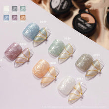 New 6 Colors Varnishes Gel Set of Glitter Nail Polish Platinum Paint Nails Art Poly UV Upper Base Primer for Manicure