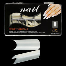 Professional Natural Nail Tips 550tips/box Half Cover False Nails Extension Gel Tips ABS Plastic Nail Tips