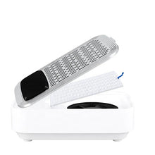 80W Powerful Rechargeable Nail Dust Collector 858-3 Professional Manicure Nail Dryer Cleaner Tool Vacuum Cleaner