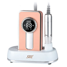 New SML-M808 Portable 50000RPM Nail Drill White Pink Nude Pink 2000mAh Professional Electric Nail Drill Machine for Salon