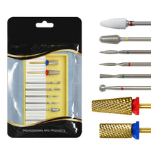 New Manicure Nail Drill Bit Tool Collection Alloy Tungsten Steel Ceramic Manicure Nail Drill Bit Set