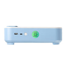 Blue Rechargeable Manicure Dust Collector Desktop 60W Wireless Electric Nail Vacuum Cleaner Collector Machine With Filter