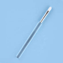 New Single Acrylic Makeup Tool Brush Lip Liner Brush Plastic Long Transparent Handle Lip Brush