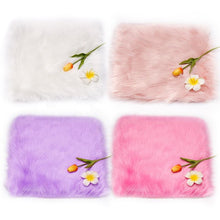 New Heart Round Square Manicure Photo Tools Props Fur Mat Multi-functional Salon Manicure Display Mat