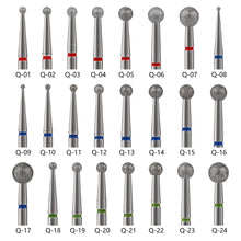 Wholesale 24 Styles Diamond Nail Drill Bits Ball Shape Grinding Head Manicure Dead Skin Remover Polishing Tools