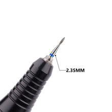 New Mini Diamond Nail Drill Bit Cuticle Cleaning Dead Skin Removal Milling Cutter Flame Shape Grinding Nail Drill Bit