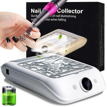 15W Q5 ABS Manicure Desktop Nail Vacuum Cleaner Collector Rechargeable Nail Dust Collector for Dust Collector