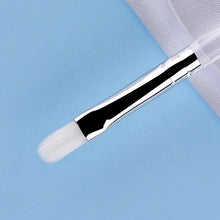New Single Acrylic Makeup Tool Brush Lip Liner Brush Plastic Long Transparent Handle Lip Brush